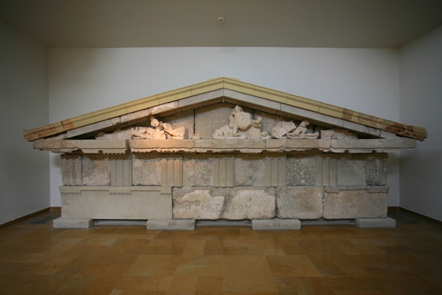 Ancient Olympia Museum - Pediment from the Megarian treasury